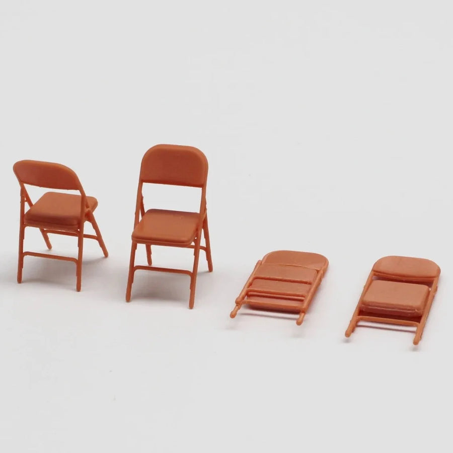 Modern Civil Folding Chair 1/35 Resin Diorama Accessory Kit - 1/35 resin model view 3