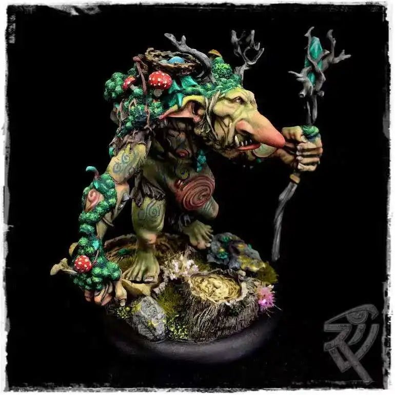 Moonstone Knoll The Troll - Resin Figure Kit - resin model view 3