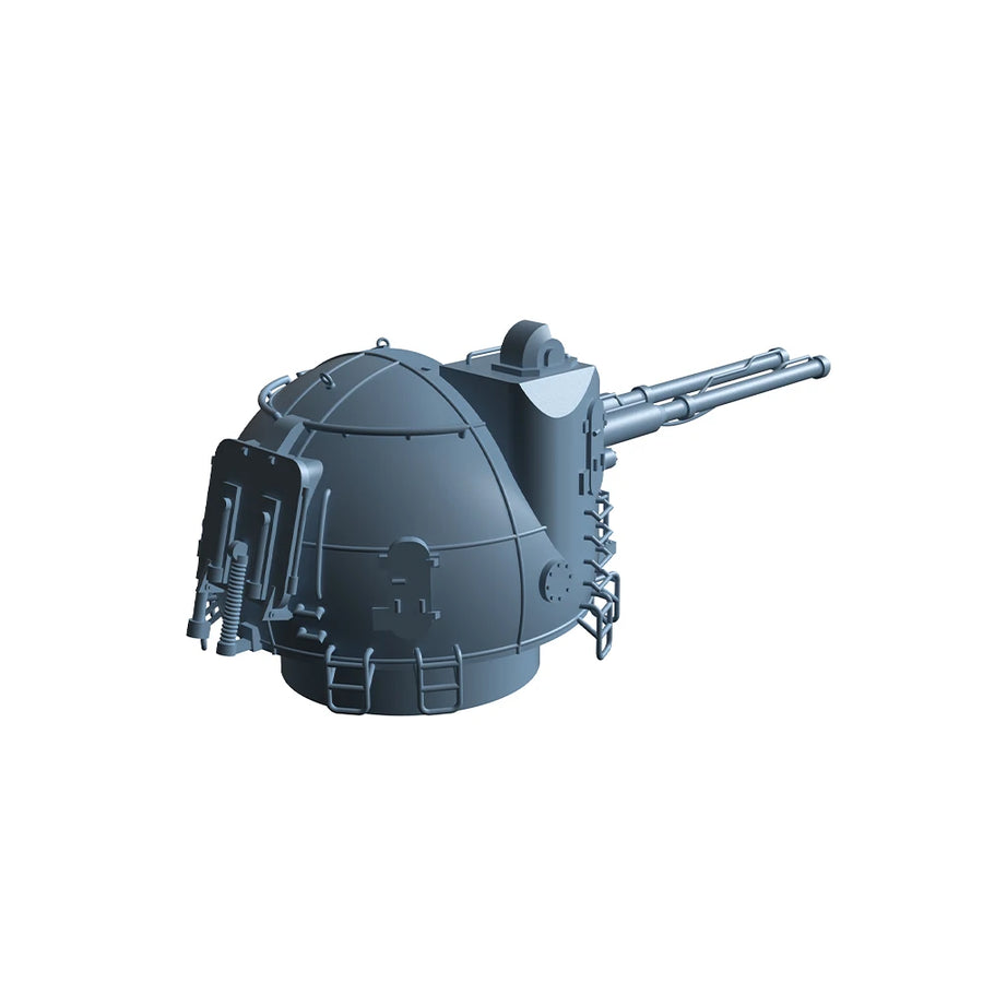Moscow Frigate Naval Turret Upgrade Parts 1/700 Resin Model Kit - 1/700 resin model view 3