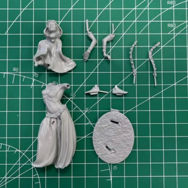Oriental Court Dancer 1/24 Resin Figure Kit - 1/24 resin model view 4