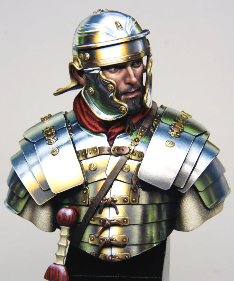 Roman Legionary Centurion 1/10 Resin Bust - 1/10 resin model view 2