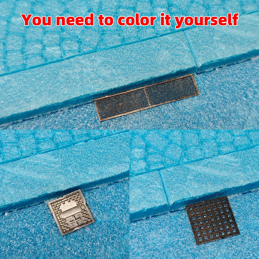 Metal Manhole Cover Sewer 1/35 Resin Terrain Diorama Kit - 1/35 resin model view 5