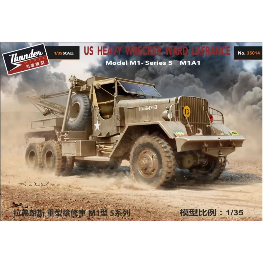 US Heavy Wrecker Ward LaFrance M1A1 1/35 Resin Model Kit - 1/35 resin model view 2