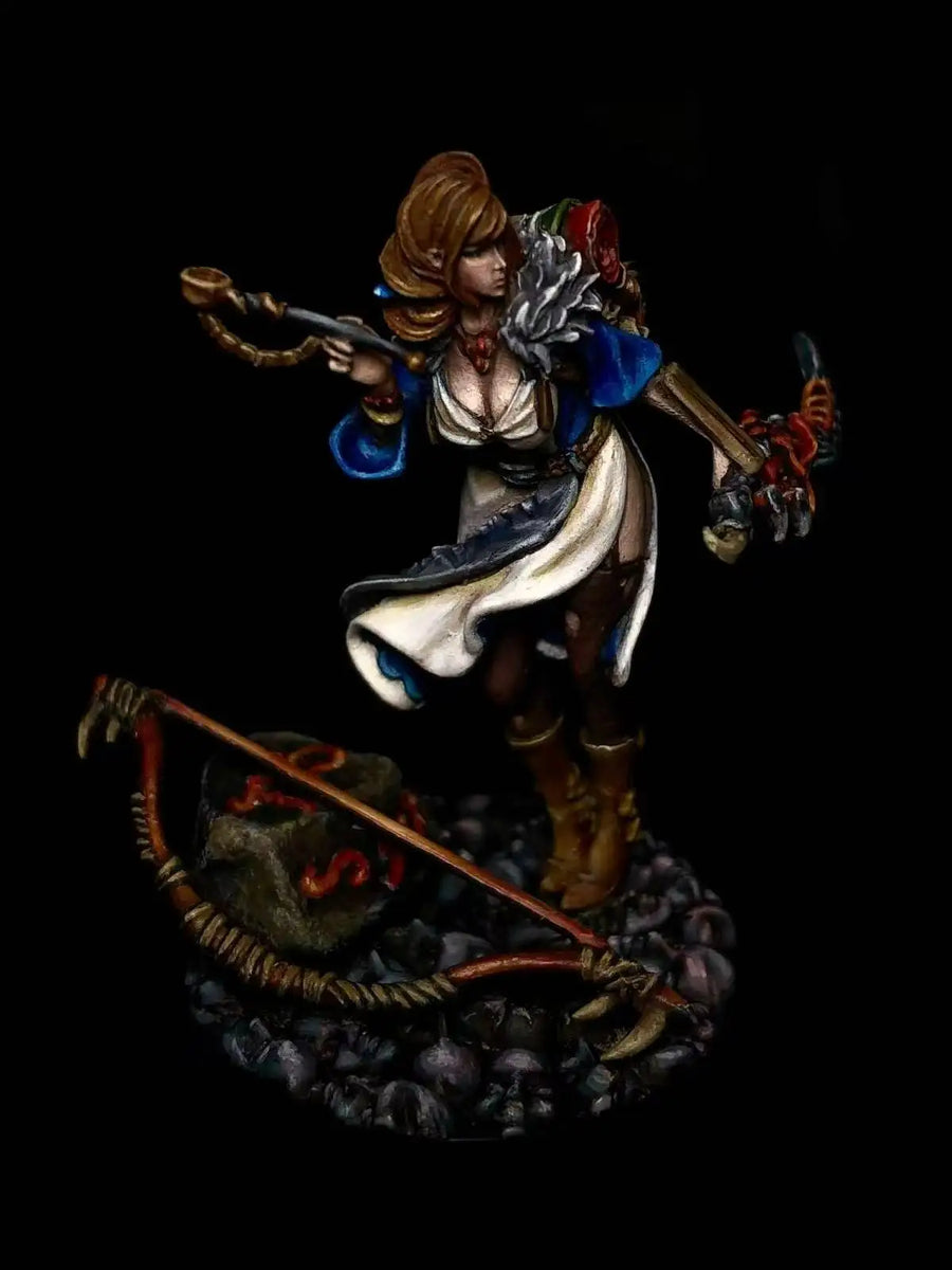 Kingdom Death Great Huntress 28mm Resin Figure - 28mm resin model view 5