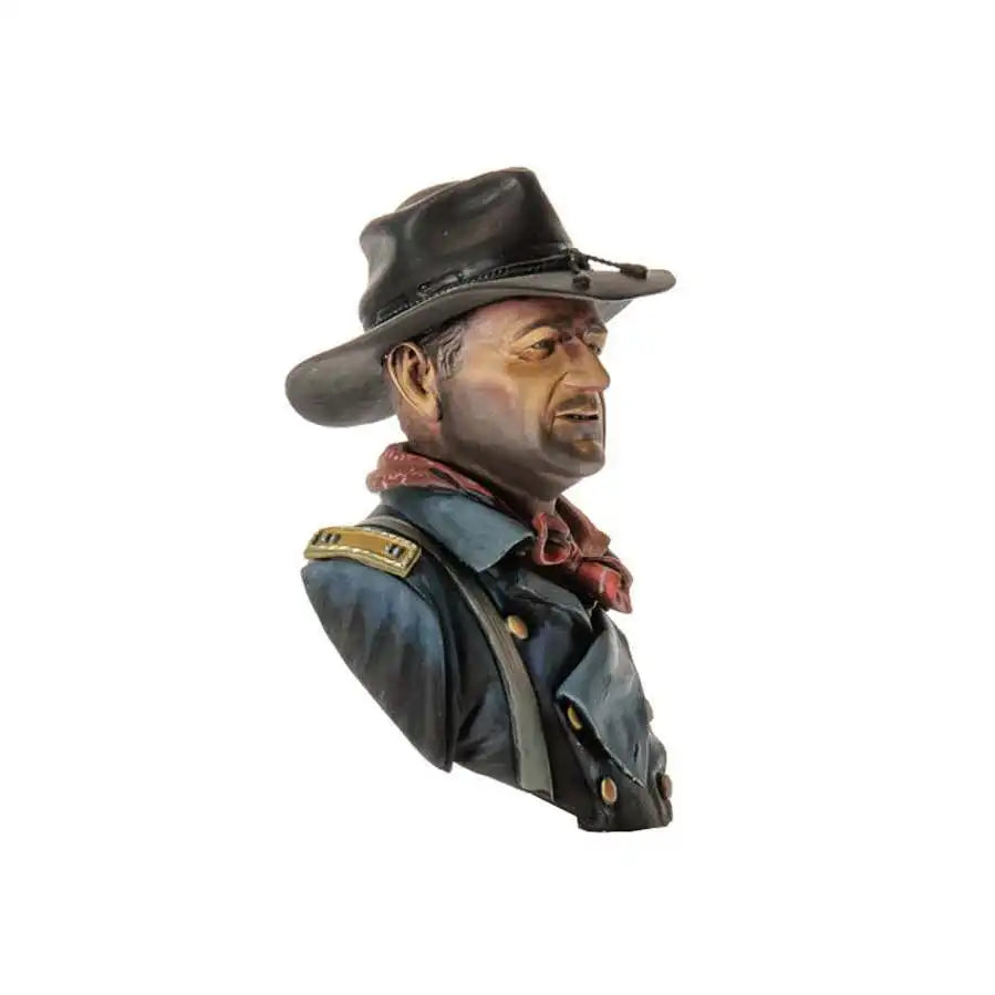 Wild West US Cavalry Officer Character Bust Resin Kit - resin model view 4