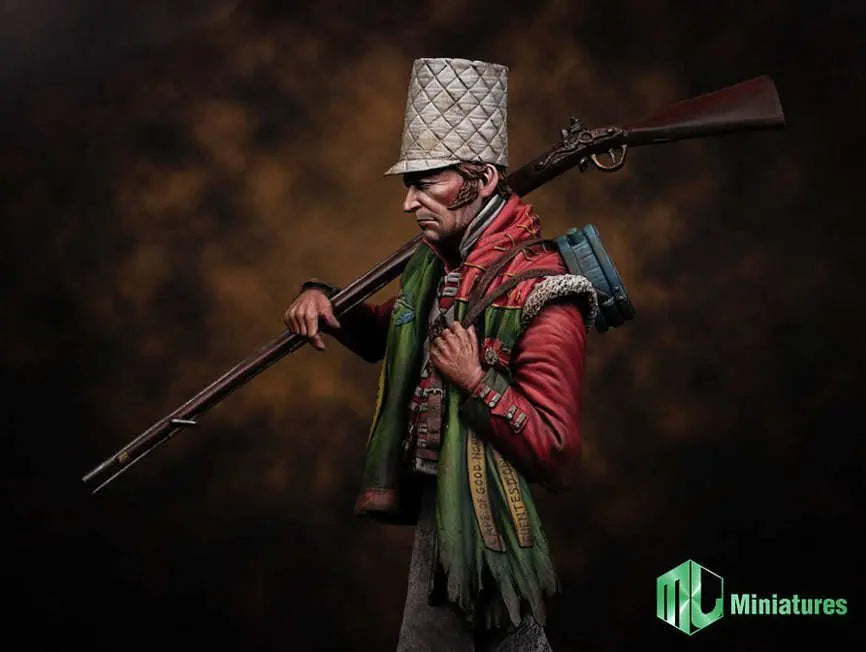 British Army 24th Regiment of Foot Soldier 1/35 Resin Figure - 1/35 resin model view 3