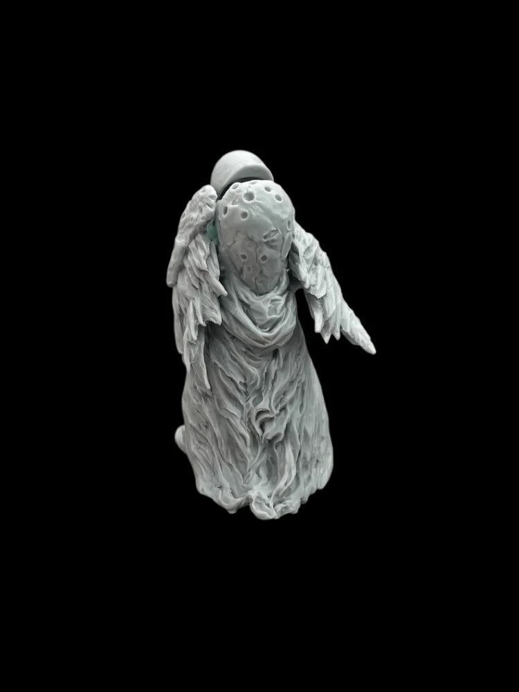 Sci-Fi Armored Soldier with Futuristic Rifle 1/20 Resin Figure Kit - resin model view 2