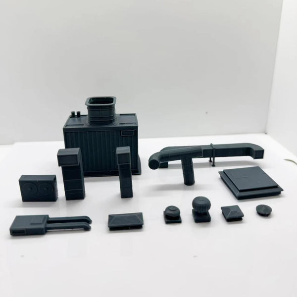Cooling Tower Ventilation System with Air Ducts 1/220 Resin Model Kit
