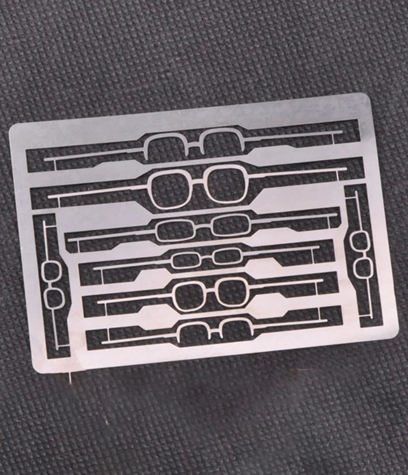 Metal Etched Glasses Accessories Set 1/5 Resin Figure Kit - 1/5 resin model view 4