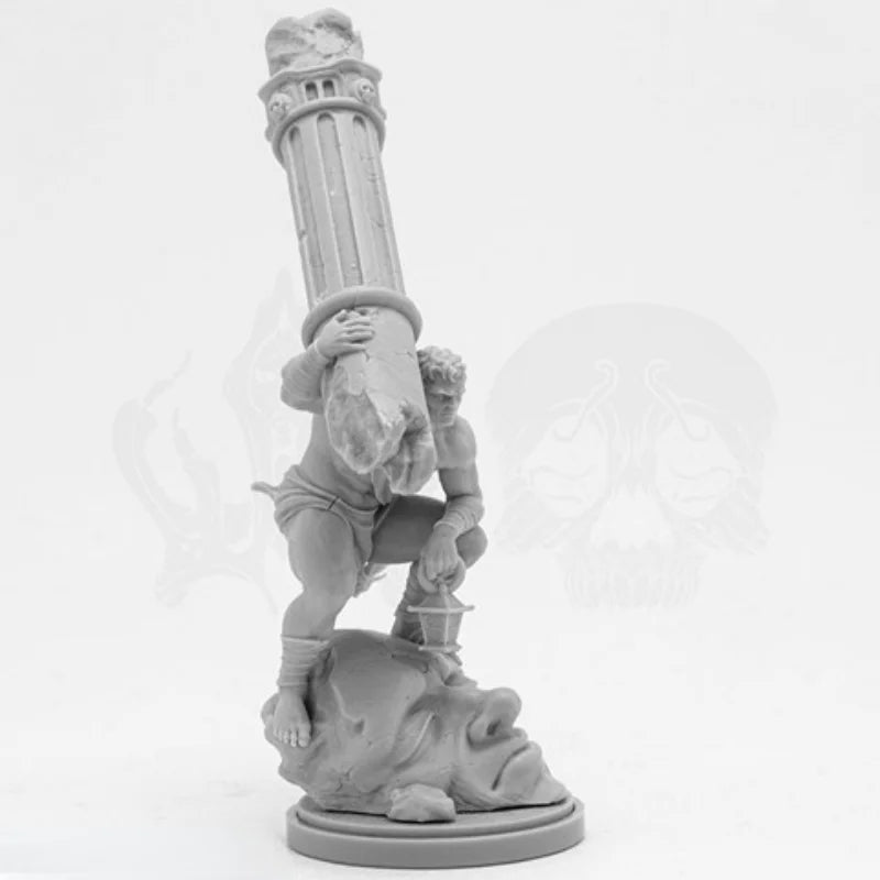 Medusa Gorgon Mythological 30mm Resin Figure Kit - 30mm resin model view 3