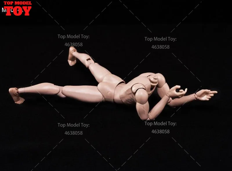 1/6 Scale Male Action Figure Body Kit with Interchangeable Parts - resin model view 3