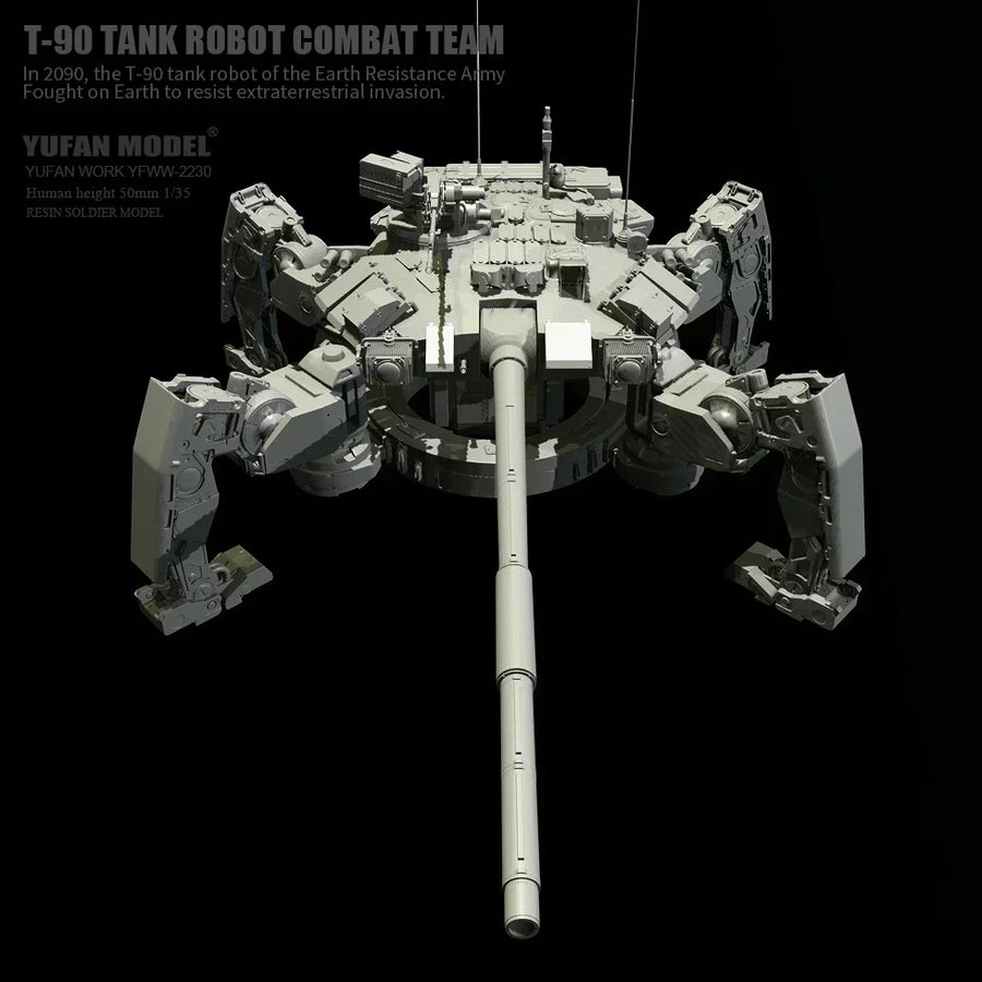 Sci-Fi Combat Mech Walker with Articulated Legs 1/35 Resin Vehicle Kit - resin model view 2