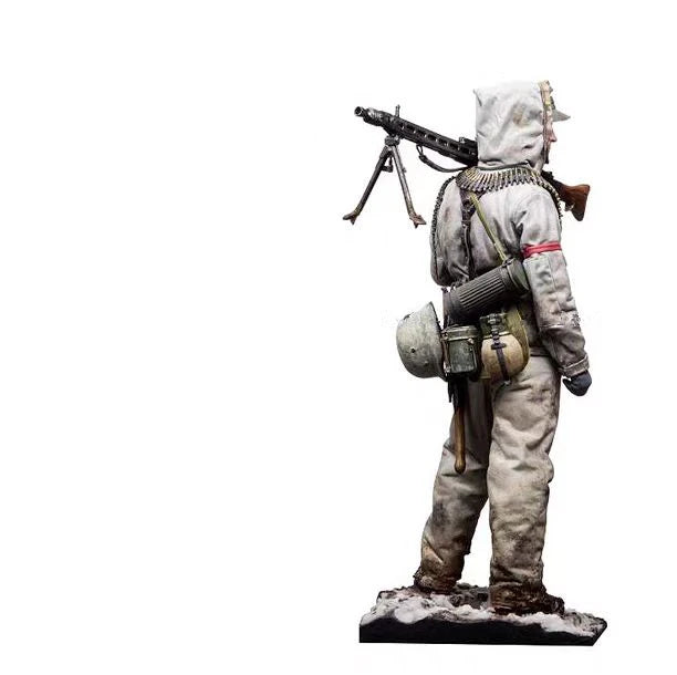 WWII Soviet Machine Gunner Winter Uniform 1/35 Resin Figure - 1/35 resin model view 3