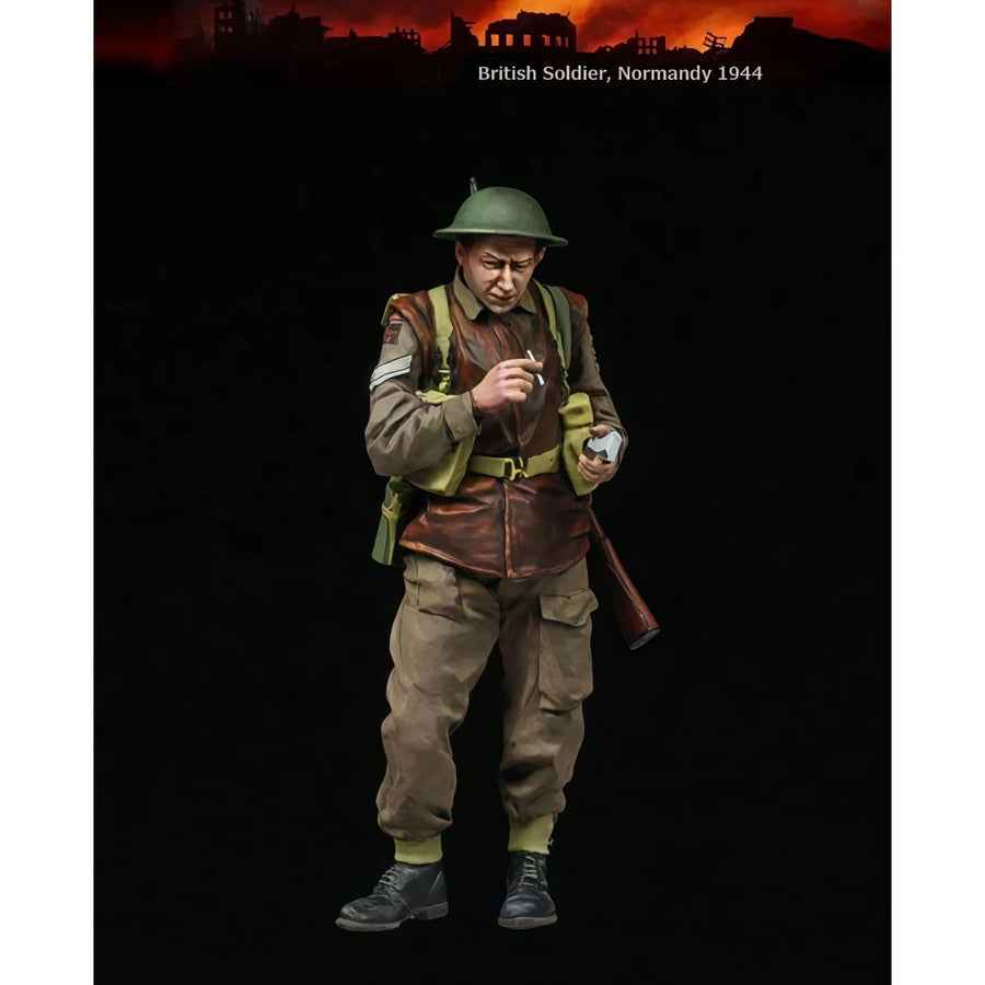 British Normandy Infantryman 1944 1/35 Resin Figure Kit - 1/35 resin model view 3