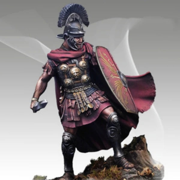 Ancient Roman Centurion Officer Warrior 75mm Resin Figure Kit - resin model view 2