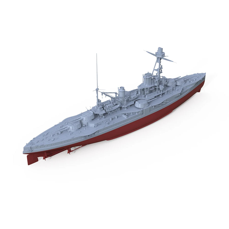 French Courbet-Class Battleship 1/700 Resin Model Kit - 1/700 resin model view 4