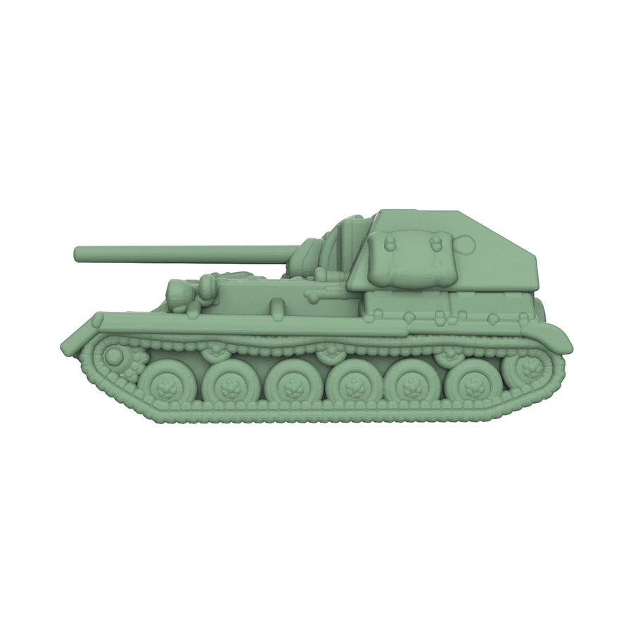 Soviet SU-76M Tank Destroyer 1/144 Resin Model Kit - 1/144 resin model view 3