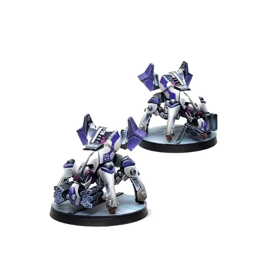 Probots Combat Walker Squad Resin Figure Kit Set - resin model view 3
