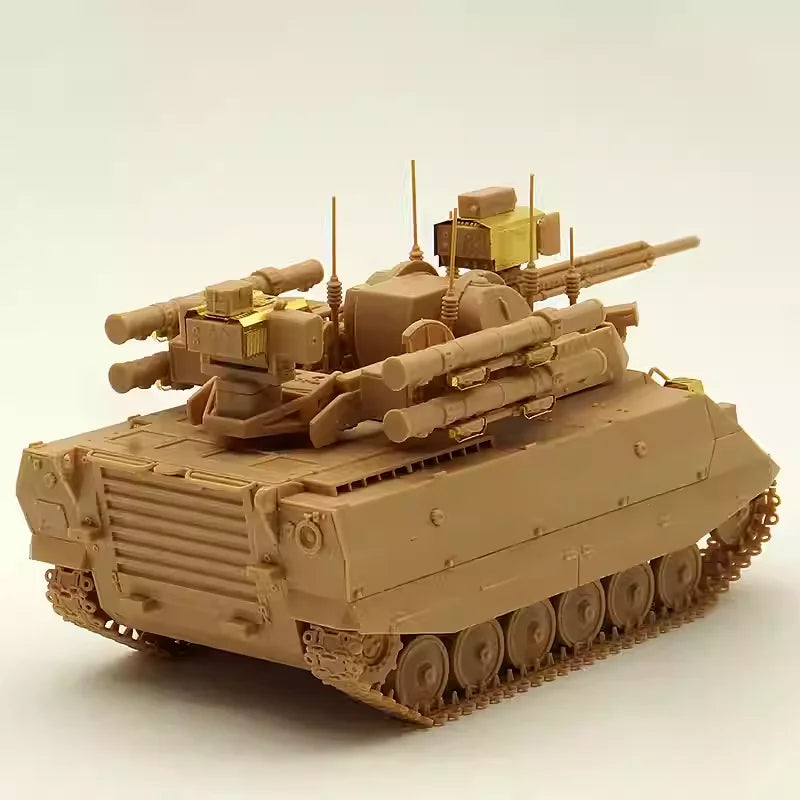 Russian T-90A & Uran-9 Combat Vehicles 1/35 Resin Model Kit Set - 1/35 resin model view 4