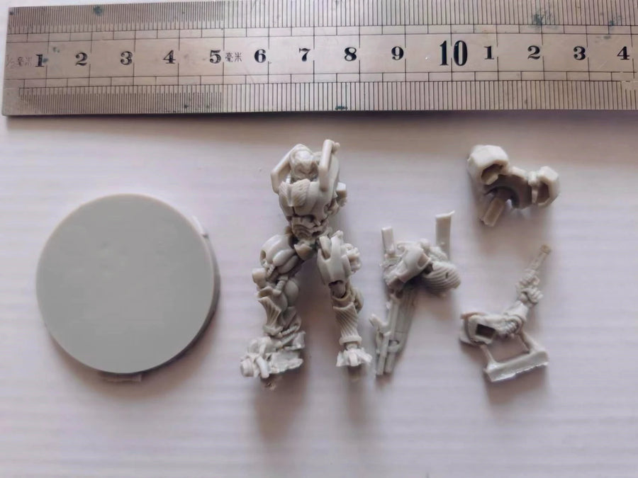 Yujing Mowang Armored Trooper 28mm Resin Figure Kit - 28mm resin model view 2