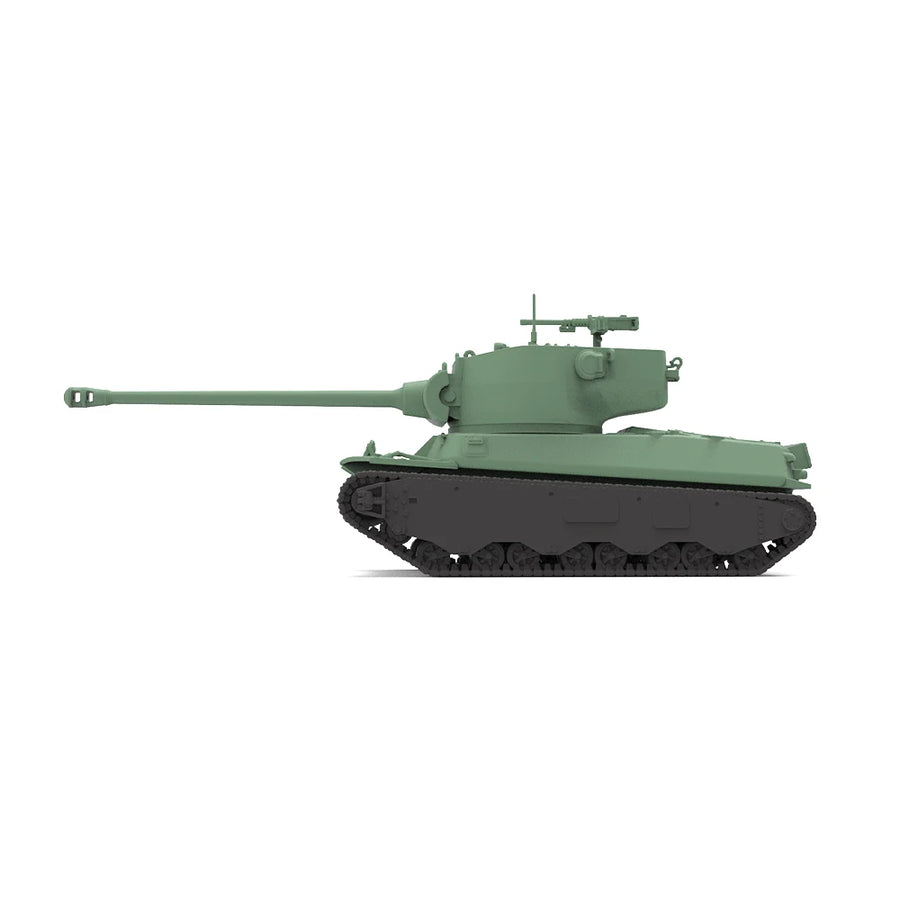 US M6A2E1 Heavy Tank 1/48 Scale Resin Model Kit - 1/48 resin model view 2