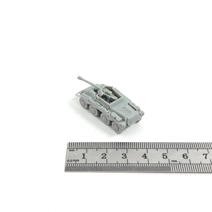 WWII German Sd.Kfz.234/4 Armored Car 1/144 Resin Model Kit - 1/144 resin model view 4