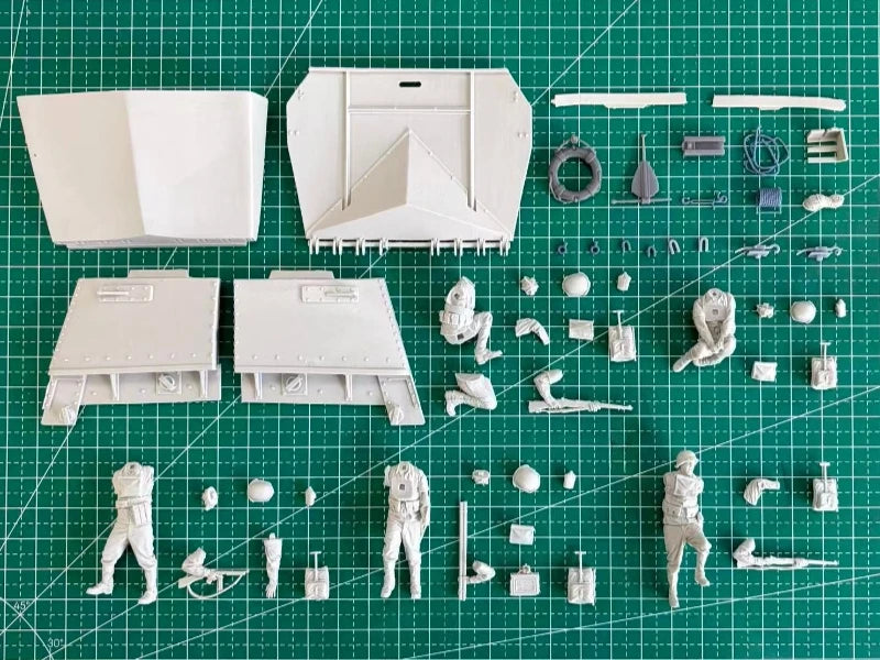 WWII Allied Soldiers Landing Craft Diorama 1/35 Resin Figure Set - 1/35 resin model view 5