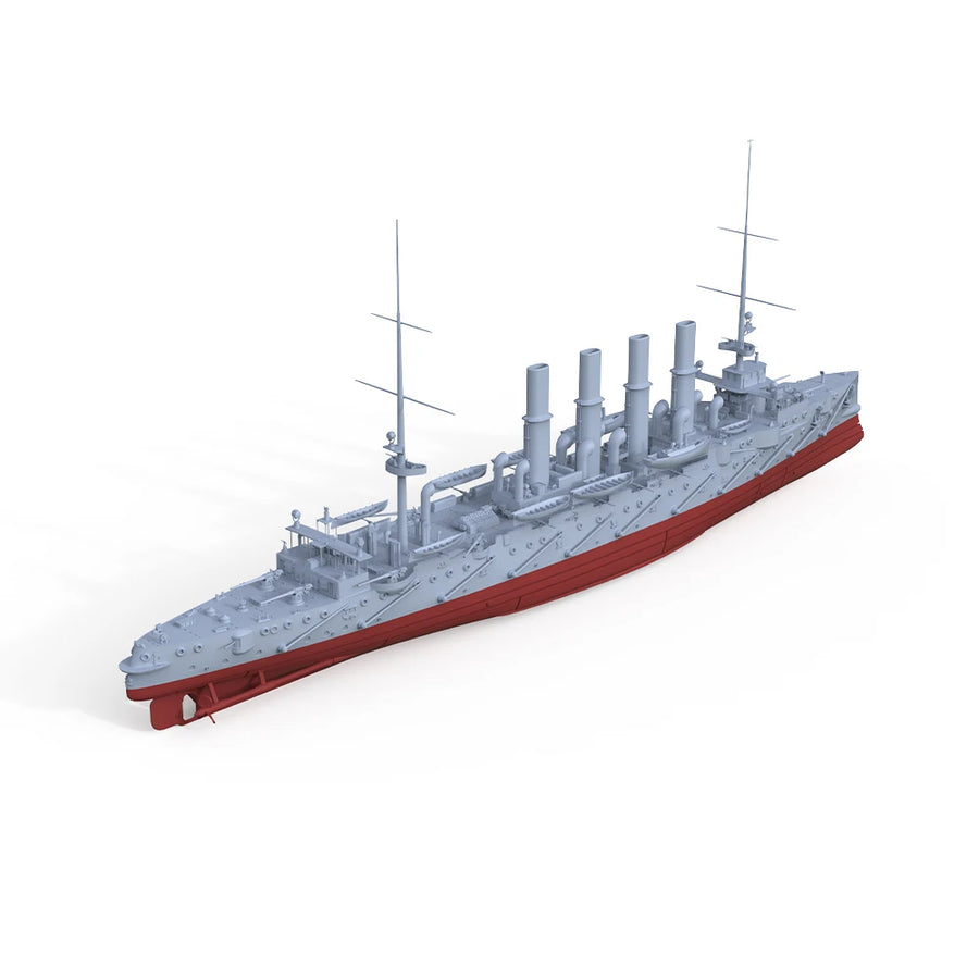 Russian Varyag Protected Cruiser 1/2000 Resin Model Kit - 1/2000 resin model view 3