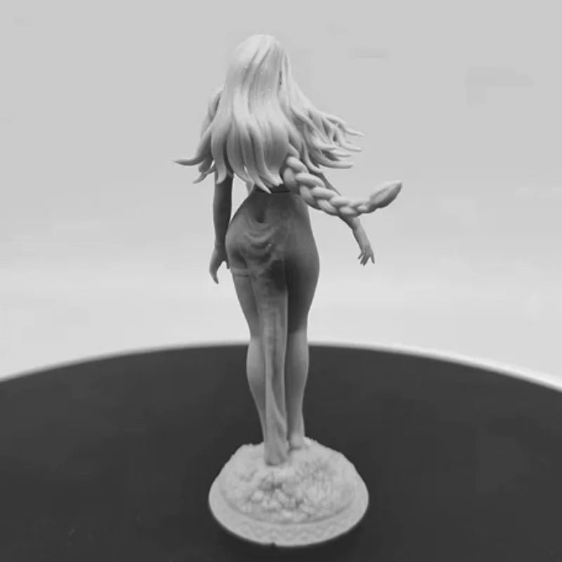 Fantasy Female Sorceress with Sword 1/24 Scale Resin Figure Kit - resin model view 4
