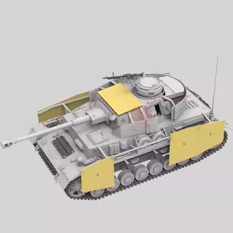 WWII German Panzer IV Ausf. H Tank 1/35 Resin Model Kit - 1/35 resin model view 5