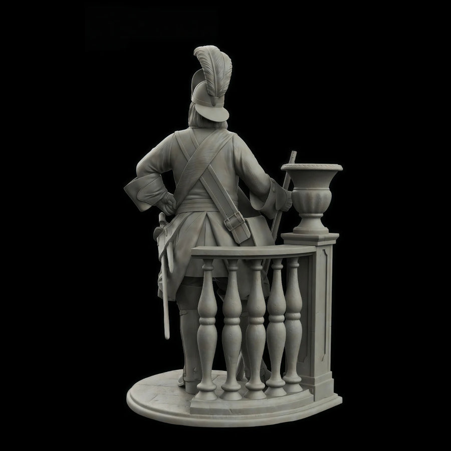 Russian Guards Grenadier Officer 75mm Resin Figure Kit - 75mm resin model view 2
