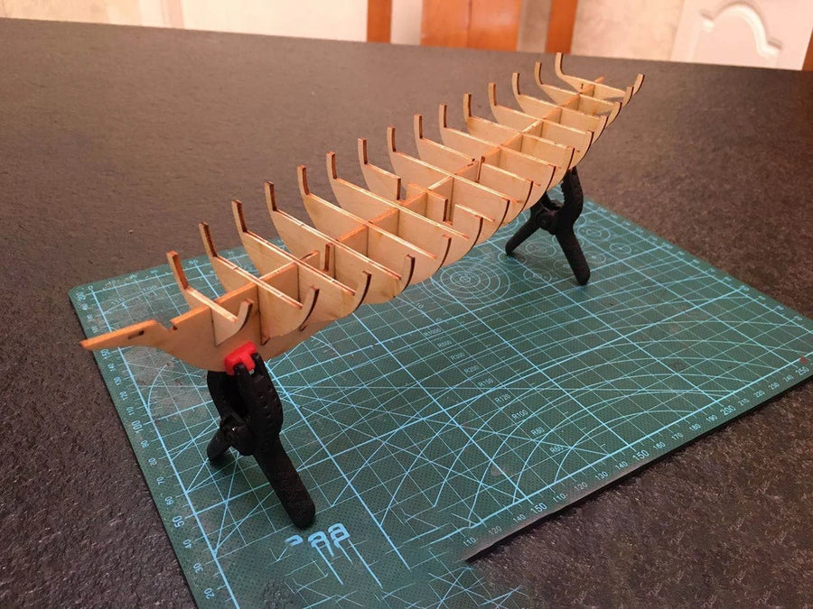 Halcon Wooden Sailing Ship 1/100 Scale Resin Model Kit - 1/100 resin model view 2