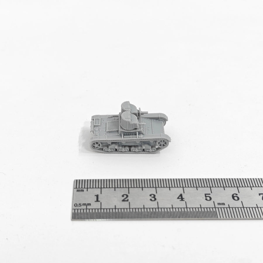 Soviet T-26A Light Tank 1931 1/144 Scale Resin Model Kit - 1/144 resin model view 2