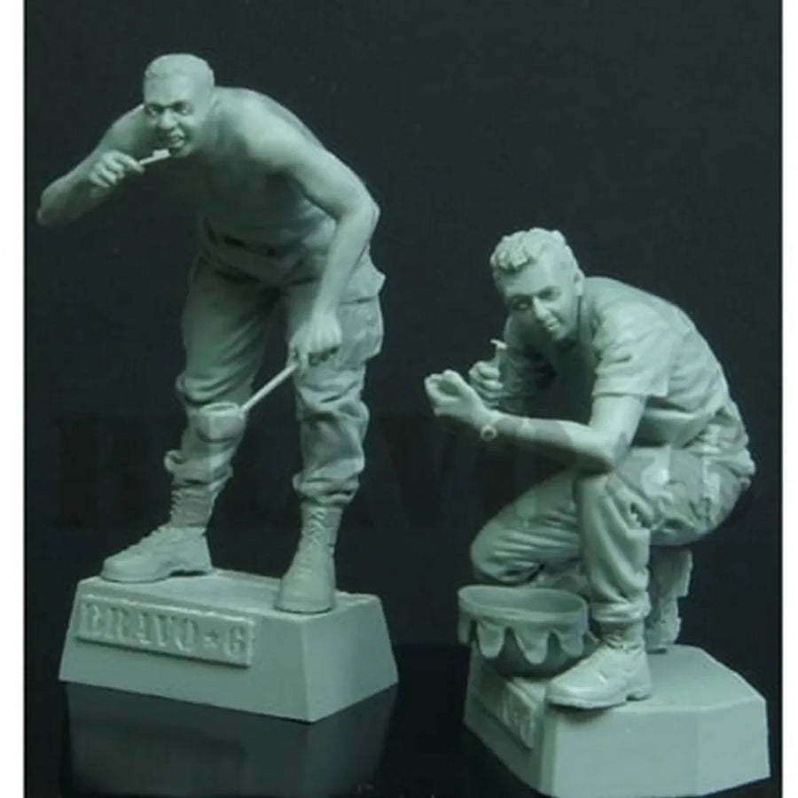 Vietnam War US Infantry Soldier 1/35 Resin Figure Kit - 1/35 resin model view 2