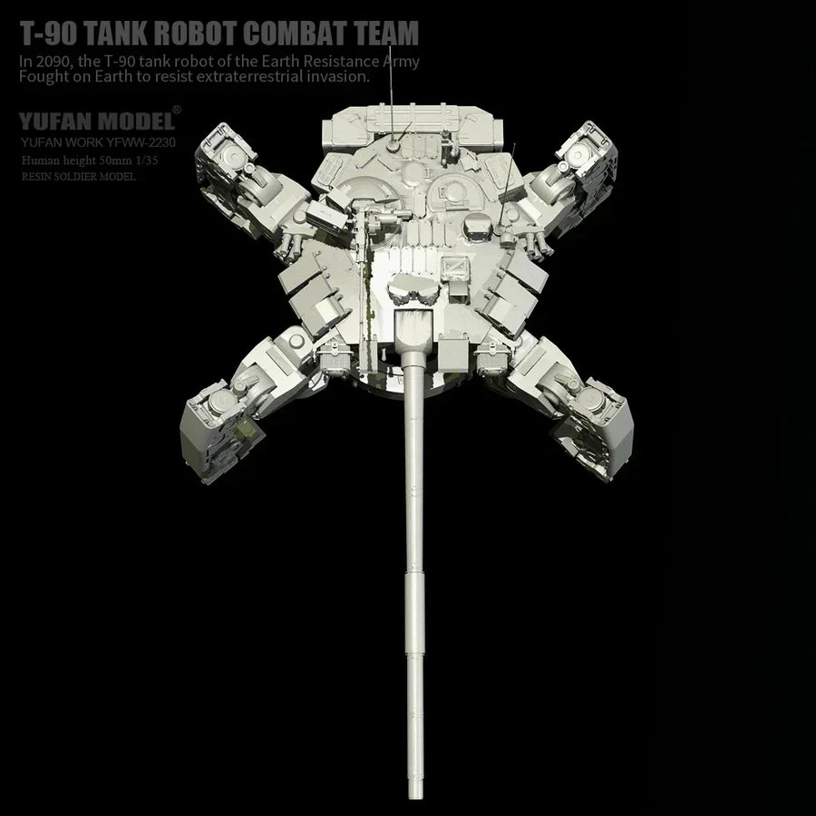 Sci-Fi Combat Mech Walker with Articulated Legs 1/35 Resin Vehicle Kit - resin model view 5