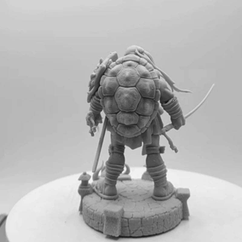 Turtle Hero Swordsman with Dual Swords 1/24 Resin Figure Kit - 1/24 resin model view 4