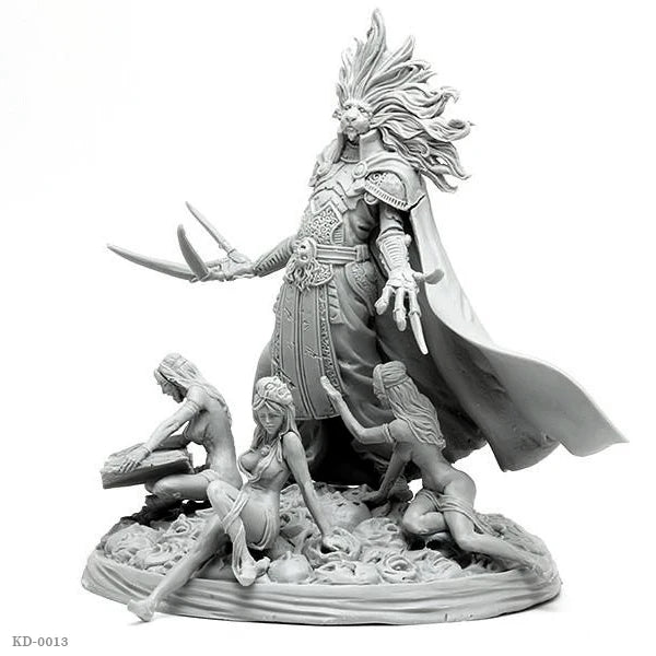Sorceress with Tentacle Base 75mm Resin Figure Kit - 75mm resin model view 3