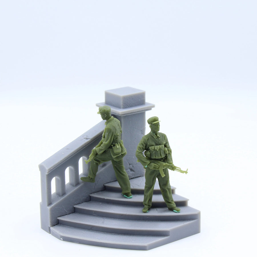 Vietnam War Chinese Soldier 1/35 Resin Diorama Figure - 1/35 resin model view 2