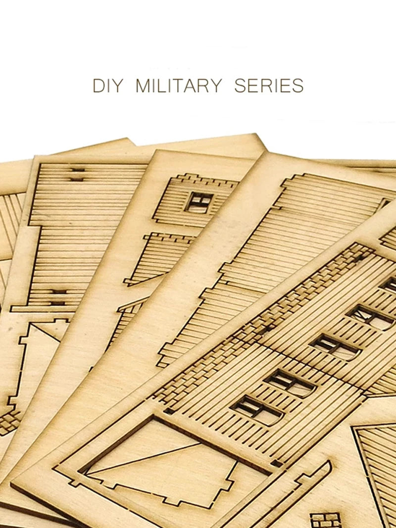 1/72 Middle Eastern Military Architecture Resin Building Diorama Kit - 1/72 resin model view 5
