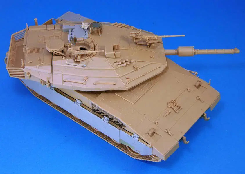 Merkava 4 LIC Tank 1/35 Resin Model Kit Parts Set - 1/35 resin model view 3