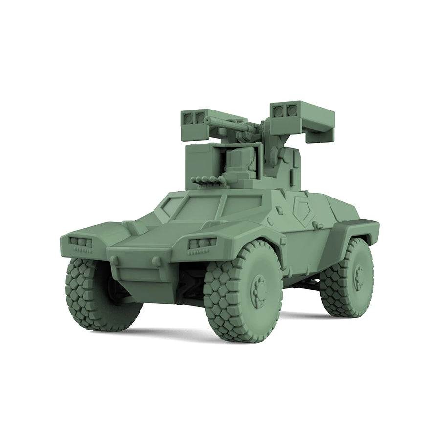 France CRAB Armoured Vehicle 1/56 Resin Model Kit - 1/56 resin model view 3