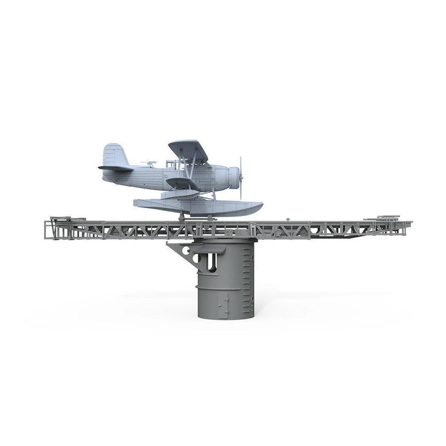 US Navy SOC-1 Seagull Aircraft Catapult 1/144 Resin Model Kit - 1/144 resin model view 2