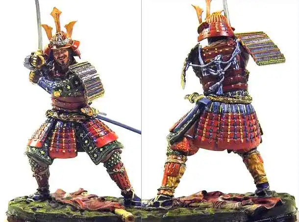 Japanese Samurai Warrior with Katana 75mm Resin Figure Kit - 75mm resin model view 5