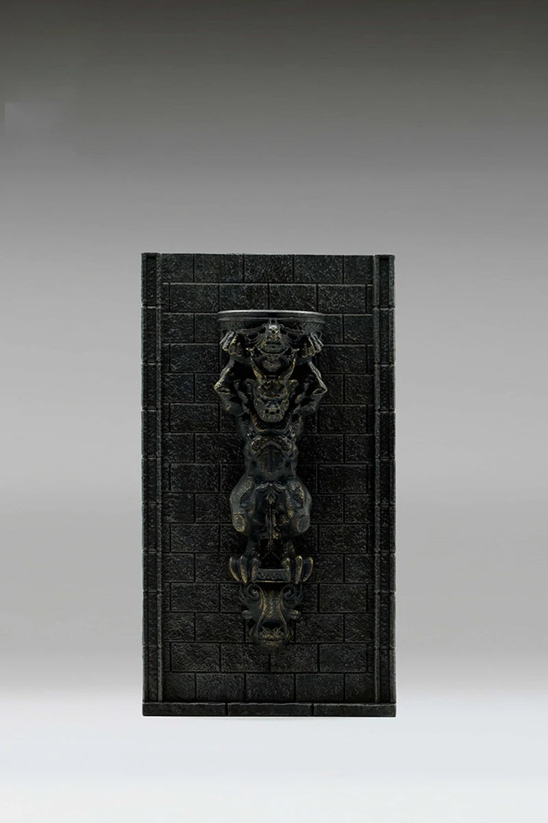 Black Stone Pillar Character Resin Figure Kit - Gothic Fantasy Diorama Accessory - resin model view 2