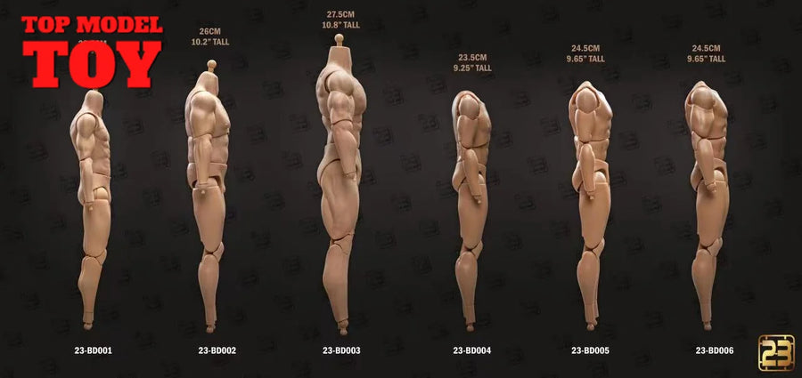 1/6 Scale Muscular Male Articulated Resin Figure Body - 23BD005 - 1/6 resin model view 6