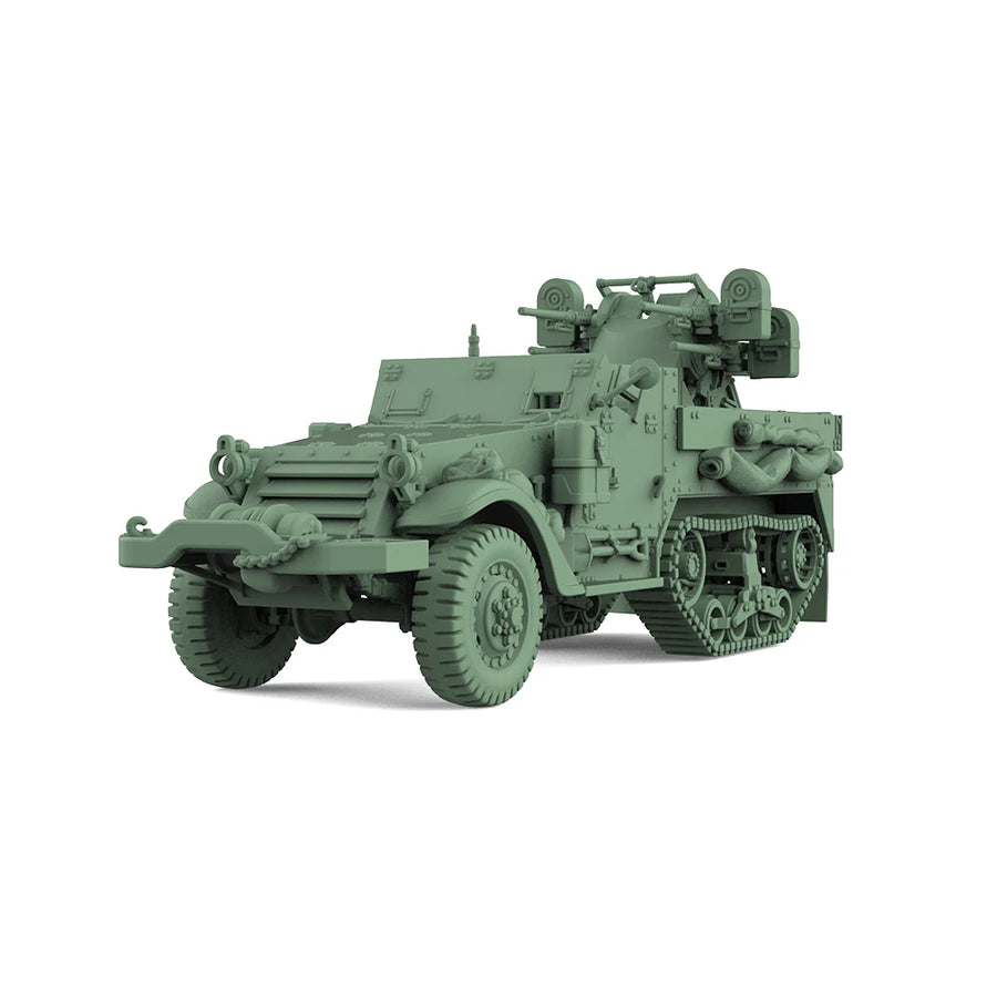 US M16 Multiple Gun Motor Carriage 1/220 Resin Model Kit - 1/220 resin model view 2