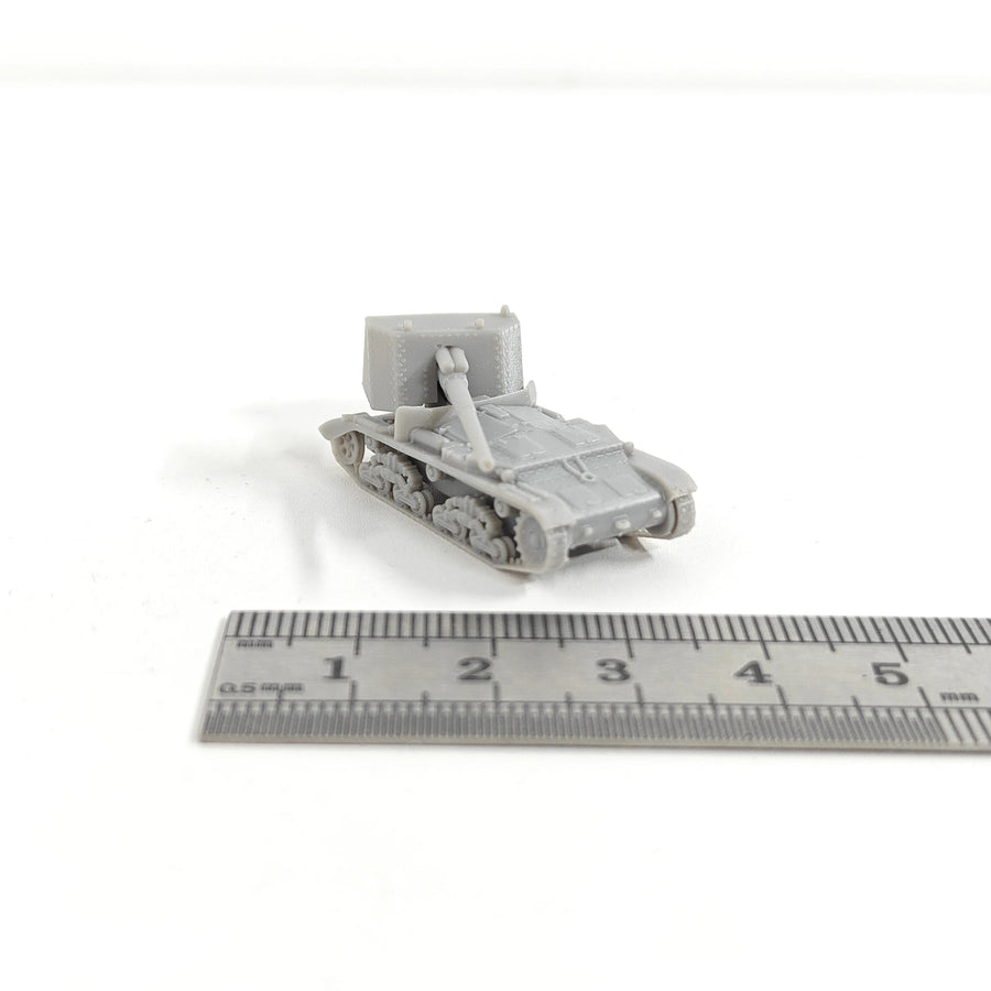 WWII Italian Semovente M41M 90/53 Self-Propelled Gun 1/144 Resin Kit - 1/144 resin model view 3