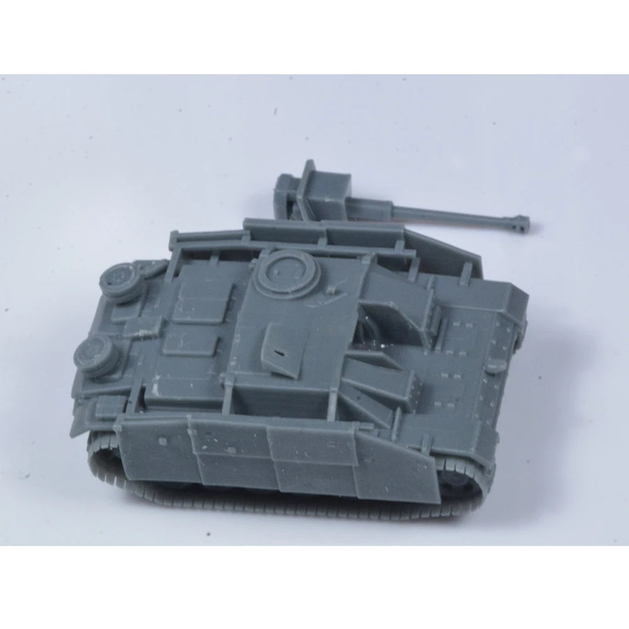 StuG III Ausf. G WWII German Tank 1/144 Scale Resin Model Kit - 1/144 resin model view 2