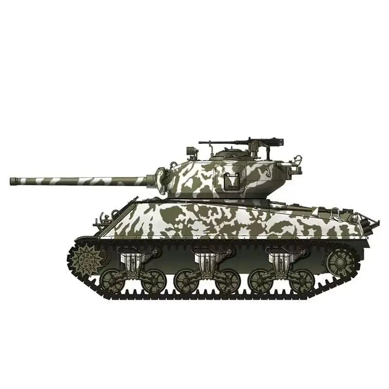 M4A3(76)W Sherman Tank 1/35 Scale Resin Model Kit - 1/35 resin model view 2