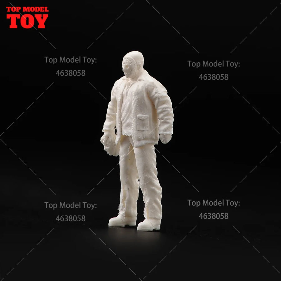Horror Slasher Killer with Black Eyeband 1/24 Resin Figure Kit - resin model view 3